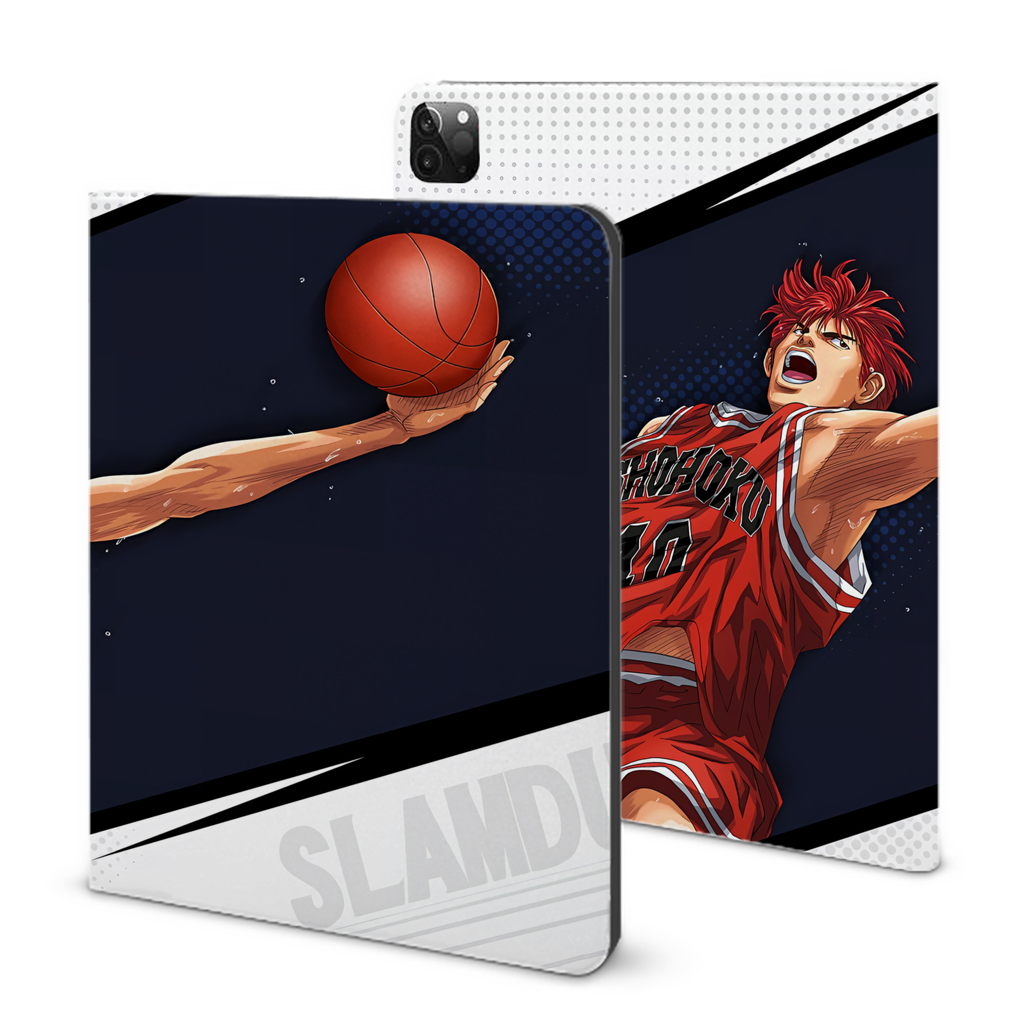 （画像用） SLAM DUNK／スラムダンク IPadケース ペンホルダー付き ブックスタイルデザイン